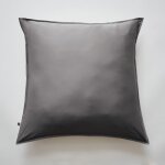 Taie d?oreiller 63 x 63 cm ? satin de bambou ? salom granit