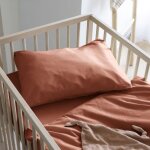 Taie doreiller bb coton lav 40x60 - someo terracotta - rouge terracotta - someo