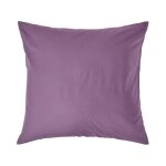 Taie doreiller - coton �gyptien - raisin - 60 x 60 cm - hypoallerg�nique - uni