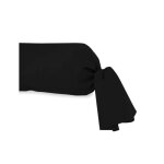 Taie de traversin en coton 57 fils 45x185 cm uni noir par soleil docre Taie de traversin en coton 57 fils 45x185 cm uni noir par soleil docre