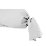 Taie de traversin en coton 57 fils 45x205 cm uni blanc par soleil docre