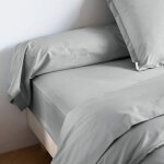 Taie de traversin coton percale gris 140 cm - someo - someo Taie de traversin coton percale gris 140 cm - someo - someo