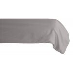 Taie de traversin percale pur coton peigné longues fibres 80 fils / cm² vent du sud - cendre - 43 x 195 ... Taie de traversin percale pur coton peigné longues fibres 80 fils / cm² vent du sud - cendre - 43 x 195 ...