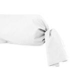 Taie de traversin en polycoton 45x205 cm percale blanc par soleil docre