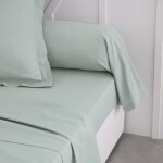 Taie de traversin today essential - 45 x 185 cm - 100% coton uni - celadon