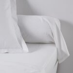 Taie de traversin today essential - 45 x 185 cm - 100% coton uni - craie