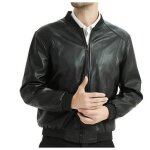 (taille de lasie) veste en cuir blouson moto cuir homme(taille de lasie) (taille de lasie) veste en cuir blouson moto cuir homme(taille de lasie)