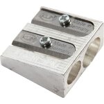 Taille - crayon double en m�tal pour crayons fins et gros. r�f 14145