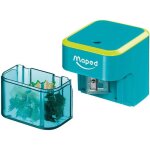 Taille - crayon Électrique - maped - turquoise - 1 trou - pour crayons 6 à 8 mm - mixte Taille - crayon Électrique - maped - turquoise - 1 trou - pour crayons 6 à 8 mm - mixte