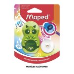 Taille - crayons et gomme blanche - rservoir plastique - scolaire - maped mini cute