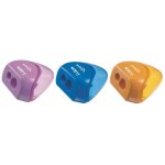 Taille - crayons - maped - i. gloo - 2 trous - jaune violet - enfant mixte