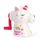Taille - crayon � manivelle - legami - licorne - multicolore - pour enfants - design cr�atif