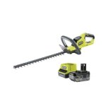 Pack ryobi taille haie 18v one + lithium oht1845 - 1 batterie 18v one + 4ah lithiumplus - 1 chargeur ...