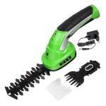 Vert taille - haie sans fil 2 - en - 1 hedger - venteo - taille bordure et gazon - batterie rechargeable ...