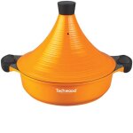 Tajine - techwood - 4l - fonte daluminium - anti - adhésif - 28x28 cm Tajine - techwood - 4l - fonte daluminium - anti - adhésif - 28x28 cm