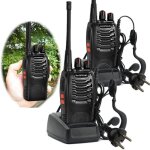 Talkie walkie baofeng bf - 888 s 2pcs uhf 400 - 470mhz 2 voies radio 16ch 5w longue portee arva interphone ...