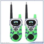Talkies - walkies pour enfants - vert - mini interphone radio �lectronique - cadeau de jouet dext�rieur ...
