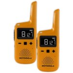 Talkies - walkies motorola talkabout t72 - jaune - portée 8 km - pmr446 - 16 canaux - 121 codes Talkies - walkies motorola talkabout t72 - jaune - portée 8 km - pmr446 - 16 canaux - 121 codes