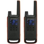 Talkie walkie - motorola - tlkr t82 - 10 km de portée - coque renforcée - 16 canaux Talkie walkie - motorola - tlkr t82 - 10 km de portée - coque renforcée - 16 canaux