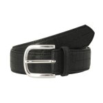 Tamaris ceinture noir pour femme - snakeskin belt 131484