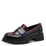 Mocassins - tamaris - 24332 - 43 - cuir - rouge - femme