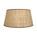 Tambour 45 - abat - jour conique jute tambour beige 1 ampoule e27 style: urbain d45xh27cm