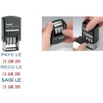 Tampon dateur printy dater 4850l - trodat - avec plaque - texte et encrage automatique - texte en bleu ... Tampon dateur printy dater 4850l - trodat - avec plaque - texte et encrage automatique - texte en bleu ...