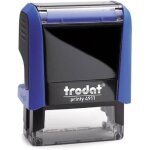 Tampon encreur automatique - trodat - printy 4911 4. 0 - couleur bleu - texte personnalisable Tampon encreur automatique - trodat - printy 4911 4. 0 - couleur bleu - texte personnalisable