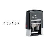 Tampon num�roteur printy 4846 6 positions noir