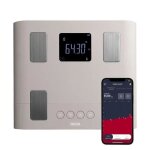 Balance connect�e familiale - tanita - bc - 333le - 150 kg - balance imp�dancem�tre - taupe