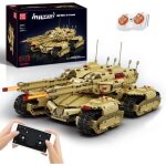 Mould king 2001 militaire mammoth tank blind tlcommande technologie bloc de construction jouets pour ...