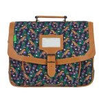 Cartable - tanns - gabrielle - bleu - 35 cm - fille - bouteilles recycles