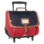 Tanns - trolley 38 cm - les bicolores arthur - bleu / rouge Tanns - trolley 38 cm - les bicolores arthur - bleu / rouge