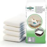 Tapis absorbants pour bac  litire chat crystal deluxe x 4 - petsafe
