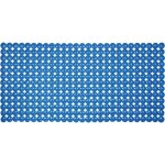 Tapis de baignoire bulles - bleu transparent - 72x36 cm