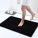 Tapis de bain antiderapant tapis salle de bain en microfibre chenille douce tapis de bain absorbant 50 ...