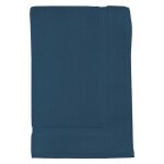 Tapis de bain en coton 800 gr / m2 50x80 cm lagune bleu canard par soleil docre