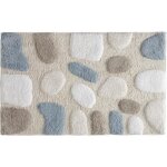 Tapis de bain d�co en coton tuft� galet 50x80cm