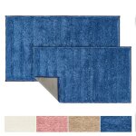 Tapis de bain shine bleu 50 x 80 cm