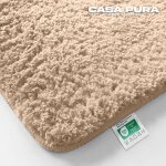 Tapis de bain sky uni beige crme 50 x 80 cm