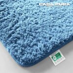Tapis de bain sky uni bleu ciel 50 x 80 cm