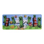 Tapis de bureau - minecraft - creeper - lavable - 30 cm x 80 cm - vert