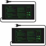 Tapis chauffant - jormftte - impermable - 2130 watts - acclre germination - ensemble de deux