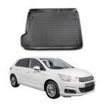 Tapis de coffre pour citroen c4 2010 - 2021 tpe noir Tapis de coffre pour citroen c4 2010 - 2021 tpe noir