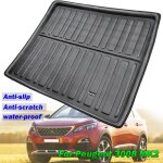 Tapis de coffre - xukey - peugeot 3008 ii - noir - tpe + eva - sur mesure 2017 - 2019 Tapis de coffre - xukey - peugeot 3008 ii - noir - tpe + eva - sur mesure 2017 - 2019