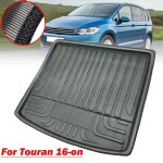 Tapis de coffre - xukey - volkswagen touran mk3 - 2016 - 2019 - noir - tpe + eva