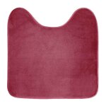 Tapis contour wc vitamine 45x45cm framboise Tapis contour wc vitamine 45x45cm framboise