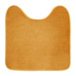 Tapis contour wc vitamine 45x45cm ocre Tapis contour wc vitamine 45x45cm ocre