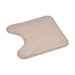 Tapis contour wc - paris prix - vitamine ii - 45x45 cm - polyester - taupe