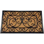 Tapis cuba rectangulaire volute 40x60cm